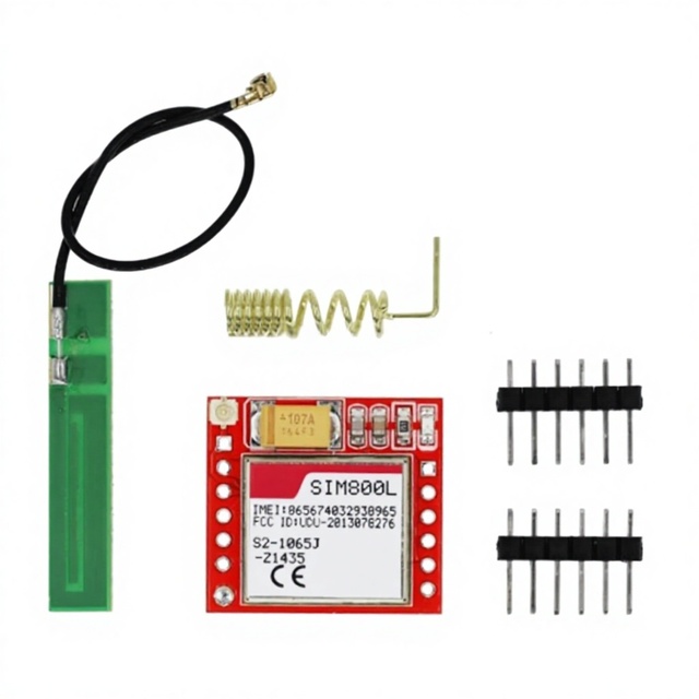 SIM800L GPRS GSM Module Micro SIM Card Core Quad-Band TTL Serial Port Antenna PCB Wireless WIFI China