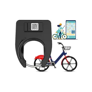 Security Rental Ebike Solution Electric Omni LTE 4G NFC Smart Bicycle Wheel Intelligent Sharing Bike Lock APP Software
