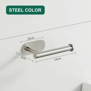 Wholesale Wall Mounted Stainless Steel Paper Tissue Holder Shelf Bathroom Hand Tissue Paper Dispenser