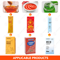 Ligne de machines d'emballage automatique multi-voies pour sachets de liquides en carton, pour assaisonnements et pâte de piment