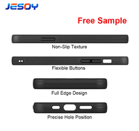 Coques de téléphone portable personnalisées en TPU antichoc, coques vierges pour iPhone avec sublimation 2D