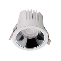 Spot LED COB encastré 12W 20W 35W, plafonnier LED de type fixe, projecteur LED encastré