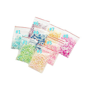 ลูกปัดมุกหลากสี LY602 สำหรับตกแต่งของเล่นสไลม์ ของเล่นพลาสติก และงานประดิษฐ์เครื่องประดับ - Product Image 4