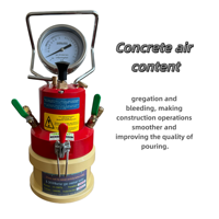 Compteur de teneur en air 7L / Compteur de volume d'air / Instrument de mesure de la teneur en air du béton
