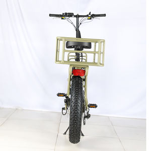 Nouveau 20 "pouces double batteries longue portée nourriture Cargo e-bike/vélo électrique/vélo 2020 avec boîte à <span class=keywords><strong>pizza</strong></span> pour <span class=keywords><strong>livraison</strong></span> rapide - Product Image 2