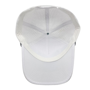Casquette <span class=keywords><strong>de</strong></span> baseball personnalisable vierge à 6 panneaux, perforée, style trucker, calotte structurée, réglable, vente en gros, OEM, faible MOQ - Product Image 4