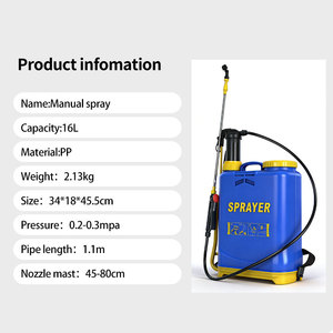 Pulvérisateur à dos manuel de haute qualité pour l'agriculture, 16 l - Product Image 2
