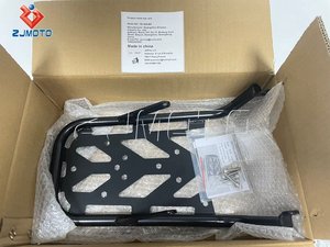 后置行李架适用于川崎 KLX 230 2020-2023 黑色钢制空心设计 多个固定点 - Product Image 5