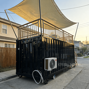 Quiosco de Comida Rápida de Dos Pisos en Contenedor Marítimo Contemporáneo, Diseño de Cafetería, Bar con Alta Utilización del Espacio - Product Image 3