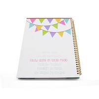 Agenda Diaria Semanal, Cuaderno Espiral de Tapa Dura, Fabricación de Cuadernos Personalizados, Planificador, Pegatinas Decorativas, Impresión Personalizada de Planificadores