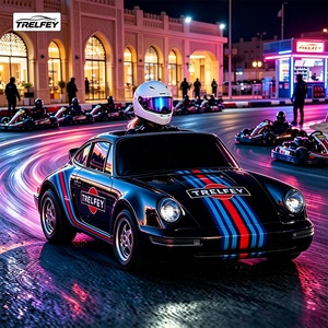 <span class=keywords><strong>Kart</strong></span> électrique de drift tendance, modèle rétro de course classique, 2500W 72V, certifié CE, kit d'éclairage LED lumineux pour usage commercial - Product Image 1