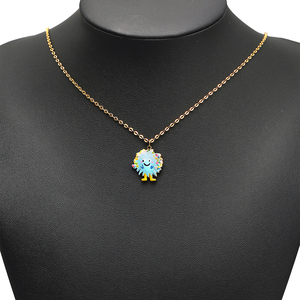 Breloques mignonnes en acier inoxydable plaqué or 18 carats, motifs abeille, petit monstre, écrevisse, oiseau, taupé, chameau, canard, manchoir, pour <span class=keywords><strong>la</strong></span> fabrication de bijoux - Product Image 6