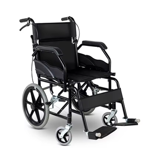 כיסא גלגלים ידני מתקפל עם משענות יד נשלפות או להעיף לאחור כיסא גלגלים גדול למבוגרים קיבולת 300 פאונד - Product Image 6