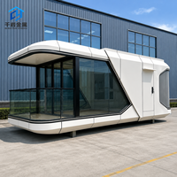 Cápsula Espacial Prefabricada de Lujo, Cabaña Modular, Transpirable, Impermeable, Aislada, Interior Completo, Glamping, Casa Pequeña, Villa