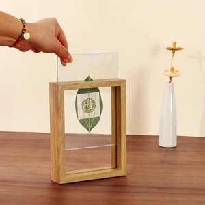 Doppelseitiger Blattförmiger Öko-Freundlicher MDF-Bilderrahmen mit Individuellen Farben und Präsentationsfunktionen - Product Image 3