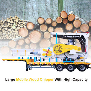 NEW TYPE 1-2t/h MOBILE WOOD CHIPPER YMPJ40C High Quality Mobile Diesel Wood Chipper With More Capacity - Product Image 2