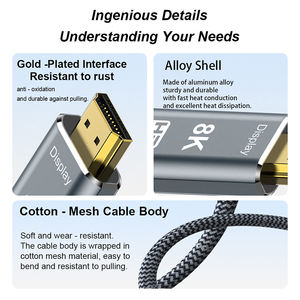 <span class=keywords><strong>Cable</strong></span> Adaptador de Conversión USB-C a HDMI 8K A151-1, <span class=keywords><strong>Cable</strong></span> Electrónico con Ancho de Banda de 32.4Gbps, Malla Trenzada, Tipo C a HDMI, Macho a Macho - Product Image 2