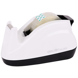 Deli Tape Dispenser 123x57x65mm Plastic With Stainless Steel Cutter For Office And Home Use - Product Image 4