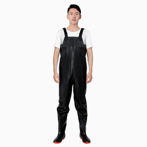 Pantaloni <span class=keywords><strong>da</strong></span> Caccia Impermeabili e Traspiranti in PVC OEM/ODM per <span class=keywords><strong>Pesca</strong></span> con Comodi <span class=keywords><strong>Stivali</strong></span> a Petto e Suola Chiodata - Product Image 6