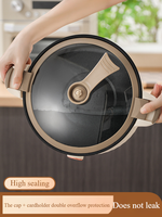 Micro autocuiseur basse pression pot à soupe Surface antiadhésive Double couche automatique cuisine électronique outil de cuisson en plein air