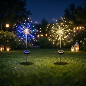 Luz Solar de Fuegos Artificiales LED para Exteriores, Impermeable IP65, Decoración para Jardín, Césped, Camino, Iluminación para Fiestas, Bodas y Paisajes - Product Image 1