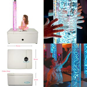 Sofá <span class=keywords><strong>de</strong></span> Tubos <span class=keywords><strong>de</strong></span> Burbujas Interactivo para Sala Sensorial, Kit <span class=keywords><strong>de</strong></span> Tubos <span class=keywords><strong>de</strong></span> Burbujas con Efecto Calmante para Necesidades Especiales - Product Image 4