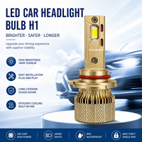 Ampoule de phare LED 9005 HB3 140W 12500LM 12V en aluminium, faisceau de route, remplace les ampoules d'origine usagées, améliore la puissance du faisceau pour