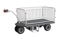 Chariot électrique, chariot à main électrique avec poignée flexible, chariot d'entrepôt
