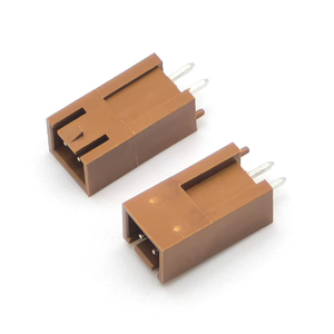 Conector de pines recto WAFER XHB (HA de altura aumentada) H:14.2mm 2P Marrón PA66 (1000PCS/Bolsa) - Product Image 1