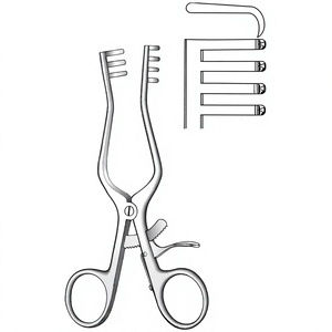 เครื่องมือผ่าตัดแบบยึดติดด้วยตัวเอง Weitlaner Retractor ขนาด 24.5 ซม. / 9-1/2 นิ้ว ฟันขนาด 3:4 คม ทำจากสแตนเลส - Product Image 1