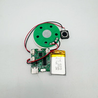   Module d'enregistrement vocal, déclencheur magnétique sonore et lumineux, mouvement électronique musical pour aimant de réfrigérateur personnalisé