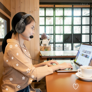 Tai nghe USB có micrô cho trung tâm cuộc gọi doanh nghiệp máy tính xách tay điều khiển máy tính & tùy chọn tắt tiếng cho trung tâm cuộc gọi - Product Image 5