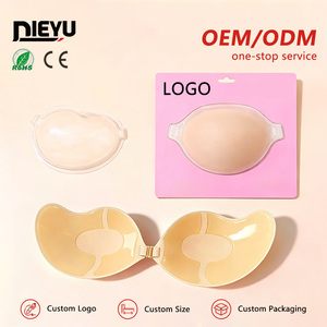 Sujetador Adhesivo de <span class=keywords><strong>Silicona</strong></span> Invisible OEM ODM, Efecto Push-Up, Resistente al Agua, Transpirable, para Levantar el Busto, Muestra Disponible en 7 Días - Product Image 1