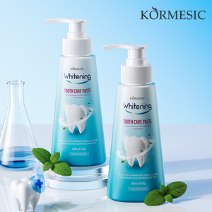 ยาสีฟันไวท์เทนนิ่ง KORMESIC ผลิตภัณฑ์สั่งทำพิเศษ (OEM) ขนาด 235 กรัม ครีมดูแลสุขภาพฟัน ยาสีฟันทำความสะอาด ช่วยให้ฟันขาวสดใส ลมหายใจหอมสดชื่น - Product Image 1
