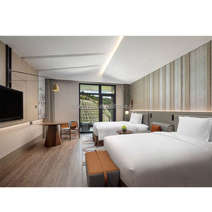 Hotel Apartment Beds Furniture Bedroom Sets Complete Economically Matched for Triple Room Use One-Stop Solution for Projects - Product Image 6