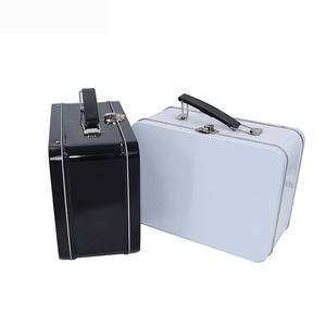 高速船ポータブル子供用缶缶ハンドルロックヒンジ付きブランク子供用金属製ランチボックス - Product Image 2