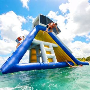 Grand toboggan gonflable haute capacité avec zone de projection en filet, style optionnel, pour les fêtes et jeux en famille - Product Image 6