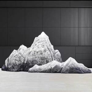 Esculturas Artísticas Personalizadas a Gran Escala de Resina con Forma de Búho, Inspiradas en la Piedra Taihu, Instalaciones Artísticas Talladas para Interiores, TV/Cine - Product Image 3