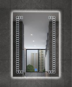 Muebles de Baño Sin Marco con LED, Conexión WiFi, Espejo <span class=keywords><strong>Antivaho</strong></span> con Bluetooth y Ajuste de Temperatura - Product Image 1