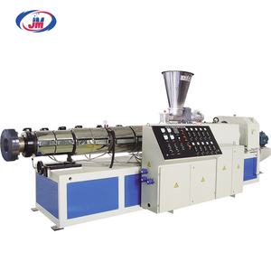 PVC Conical Twin Screw <strong>Extruder</strong> UPVC <strong>Plastic</strong> Extruding <strong>Machine</strong> - Product Image 1