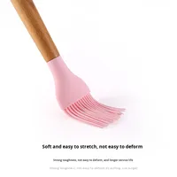 Ensemble d'ustensiles de cuisine en silicone à manche en bois durable de 12 pièces - Expédition prête, vente en gros, outils de pâtisserie, spatule, cuillère à fentes, spatule