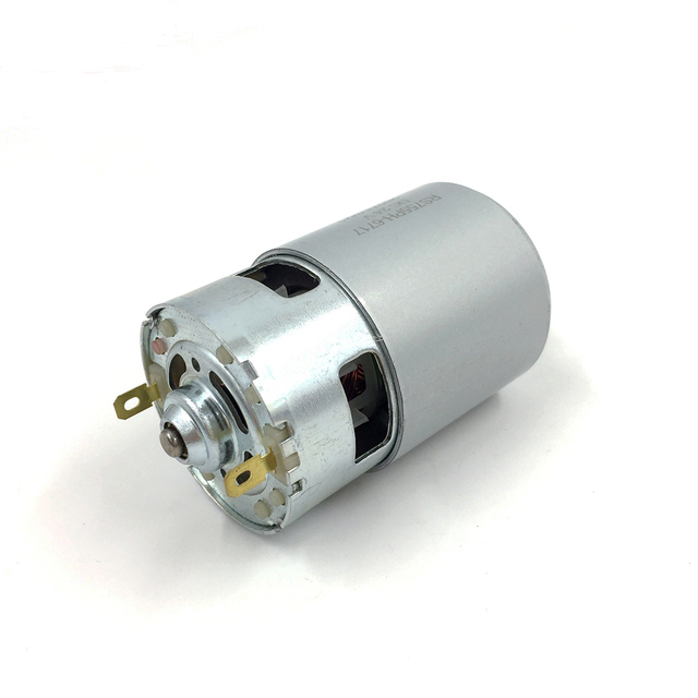 Faradyi Customized Smart Electronics 775 DC Motor 12V-36V 3500--9000 RPM Gearbox Permanent Large Torque High Power Low Noise