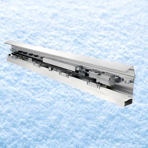 स्मार्ट सेंसर दरवाजे प्रौद्योगिकी के साथ वाणिज्यिक स्वचालित ग्लास स्लाइडिंग दरवाजा सिस्टम फ्रेम। - Product Image 1