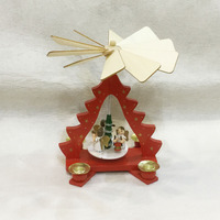 Deutsche Holz-Weihnachtsdekoration Holzpyramide