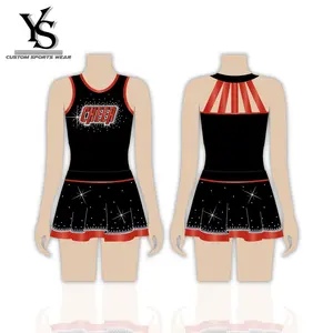 Cheer Uniform Custom Flutter Skirt Cheer Sport Cheerleading Costume
