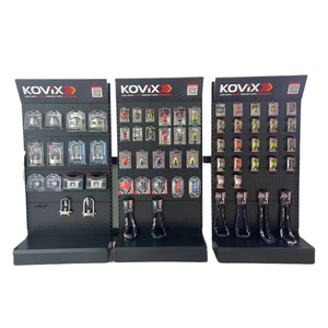 Rayonnage pour supermarché Présentoir long en métal avec panneau noir personnalisable - Product Image 2