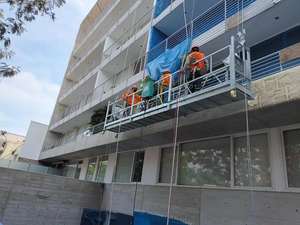 Plâtrage mural zingué 630KG plate-forme <span class=keywords><strong>de</strong></span> travail suspendue modulaire utilisée électrique échafaudage suspendu électrique - Product Image 3