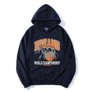 hip-pop Slender Printing Bryant CHASE DREAMS Basketball World Championship Pullover Hoodies for women