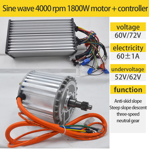 Nuevo Motor Síncrono de Imán Permanente con Arranque Suave Ju Song, Impermeable, de Alta Velocidad para Vehículos, 60V 1800W, Accesorio de Reequipamiento/Actualización - Product Image 1
