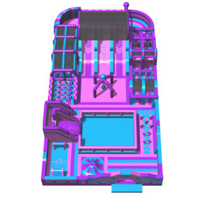 Venta caliente gran comercial inflable obstáculo gorila casa carrera <span class=keywords><strong>de</strong></span> obstáculos PVC gorila carrera <span class=keywords><strong>de</strong></span> obstáculos para la venta - Product Image 1